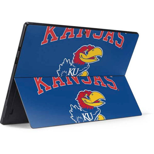 University of Kansas Collegiate Text Surface Pro 7 Skin
