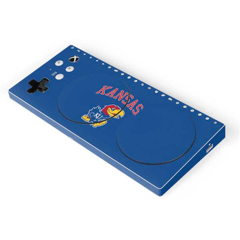 University of Kansas Collegiate Text Xbox Adaptive Controller Skin