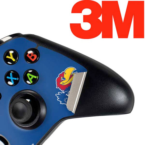 University of Kansas Collegiate Text Xbox One Controller Skin