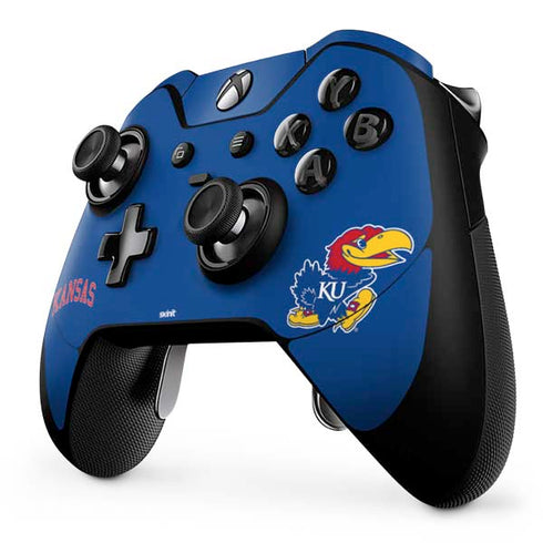 University of Kansas Collegiate Text Xbox One Elite Controller Skin