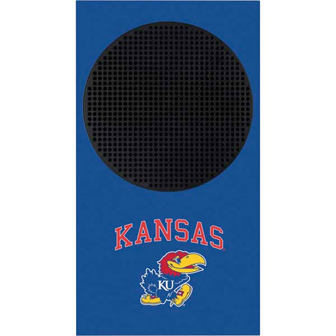 University of Kansas Collegiate Text Xbox Series S Bundle Skin