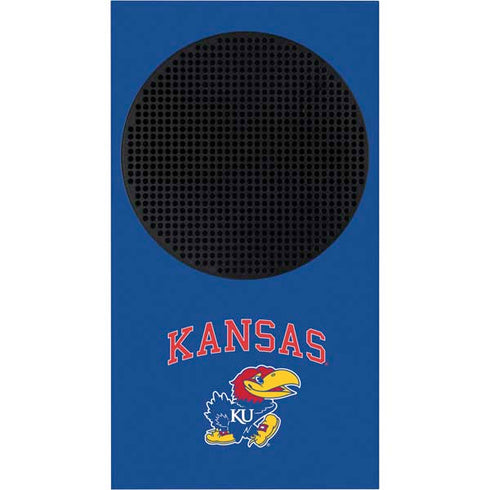 University of Kansas Collegiate Text Xbox Series S Console Skin