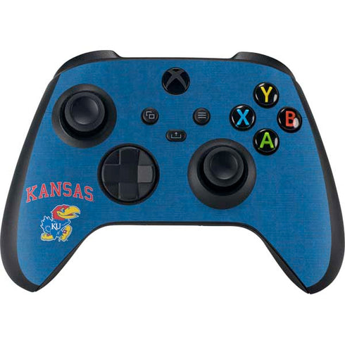 University of Kansas Collegiate Text Xbox Series X Bundle Skin
