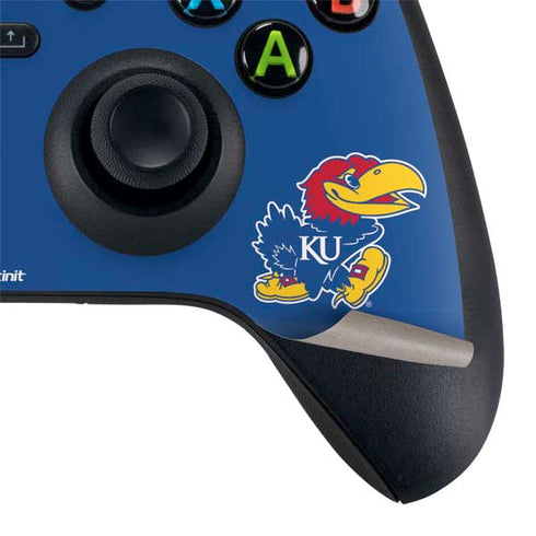 University of Kansas Collegiate Text Xbox Series X Controller Skin