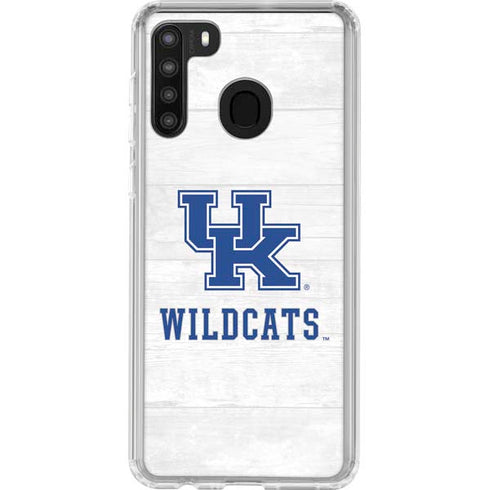 University of Kentucky University of Kentucky Wildcats Galaxy A21 Clear Case