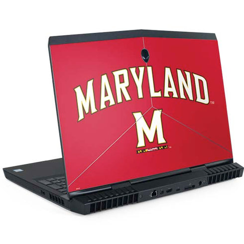 University of Maryland Collegiate Text Red Dell Alienware Skin