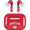 University of Maryland Collegiate Text Red Apple AirPods Pro Skin