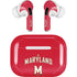 University of Maryland Collegiate Text Red Apple AirPods Pro Skin