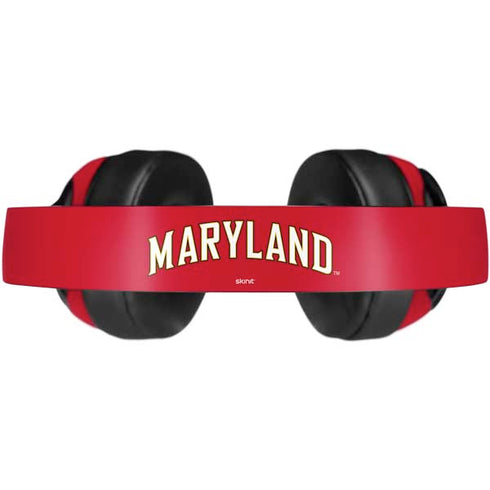 University of Maryland Collegiate Text Red Beats Solo Pro Skin