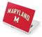 University of Maryland Collegiate Text Red Acer Chromebook Skin