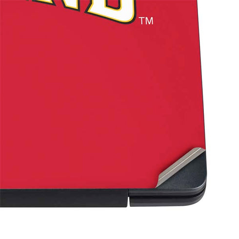 University of Maryland Collegiate Text Red Dell Vostro Skin