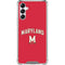 University of Maryland Collegiate Text Red Galaxy A14 5G Clear Case