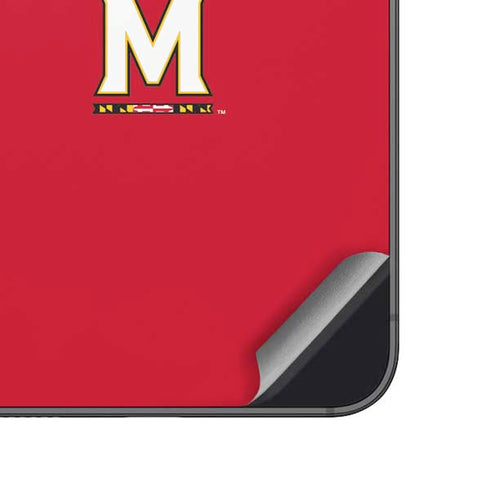 University of Maryland Collegiate Text Red Galaxy A14 5G Skin