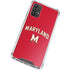 University of Maryland Collegiate Text Red Galaxy A32 5G Clear Case