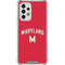 University of Maryland Collegiate Text Red Galaxy A53 5G Clear Case