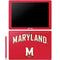 University of Maryland Collegiate Text Red Galaxy Book 12in Skin