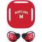 University of Maryland Collegiate Text Red Galaxy Buds Pro Skin
