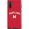 University of Maryland Collegiate Text Red Galaxy Note 10 Pro Case