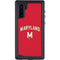University of Maryland Collegiate Text Red Galaxy Note 10 Waterproof Case