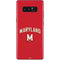 University of Maryland Collegiate Text Red Galaxy Note 8 Skin