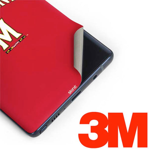 University of Maryland Collegiate Text Red Galaxy Note 9 Skin