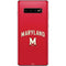 University of Maryland Collegiate Text Red Galaxy S10 Plus Skin