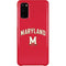 University of Maryland Collegiate Text Red Galaxy S20 Lite Case