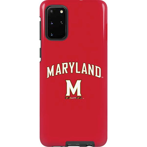 University of Maryland Collegiate Text Red Galaxy S20 Plus Pro Case