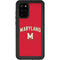 University of Maryland Collegiate Text Red Galaxy S20 Plus Waterproof Case