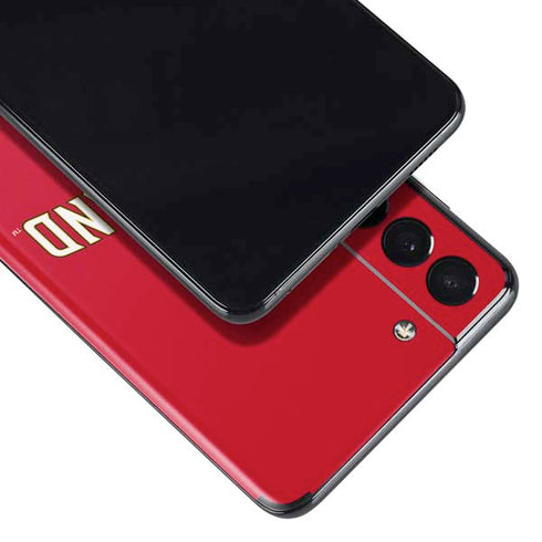 University of Maryland Collegiate Text Red Galaxy S21 5G Skin