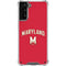University of Maryland Collegiate Text Red Galaxy S21 Plus 5G Clear Case