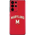 University of Maryland Collegiate Text Red Galaxy S21 Ultra 5G Skin
