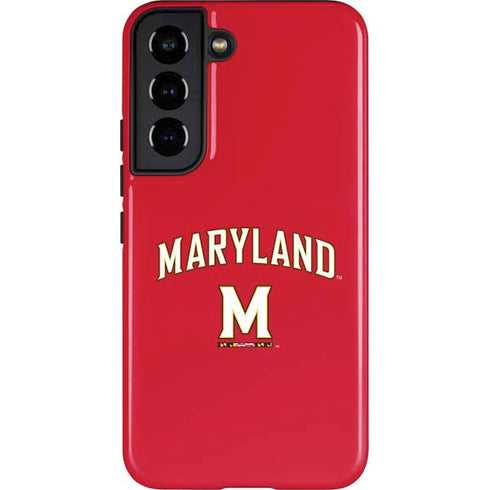 University of Maryland Collegiate Text Red Galaxy S22 Pro Case