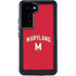 University of Maryland Collegiate Text Red Galaxy S23 Waterproof Case