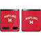 University of Maryland Collegiate Text Red Galaxy Z Flip Skin