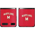 University of Maryland Collegiate Text Red Galaxy Z Flip Skin