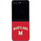 University of Maryland Collegiate Text Red Galaxy Z Flip5 5G Skin