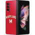 University of Maryland Collegiate Text Red Galaxy Z Fold3 5G Skin