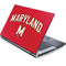 University of Maryland Collegiate Text Red Generic Laptop Skin