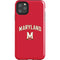 University of Maryland Collegiate Text Red iPhone 11 Pro Max Impact Case