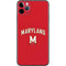 University of Maryland Collegiate Text Red iPhone 11 Pro Max Skin