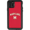University of Maryland Collegiate Text Red iPhone 11 Pro Waterproof Case