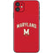 University of Maryland Collegiate Text Red iPhone 11 Skin