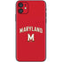 University of Maryland Collegiate Text Red iPhone 11 Skin