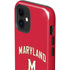 University of Maryland Collegiate Text Red iPhone 12 Impact Case