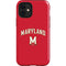 University of Maryland Collegiate Text Red iPhone 12 Mini Impact Case