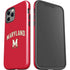 University of Maryland Collegiate Text Red iPhone 12 Pro Impact Case