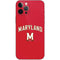 University of Maryland Collegiate Text Red iPhone 12 Pro Max Skin