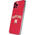 University of Maryland Collegiate Text Red iPhone 12 Pro Max Skin