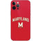 University of Maryland Collegiate Text Red iPhone 12 Pro Skin